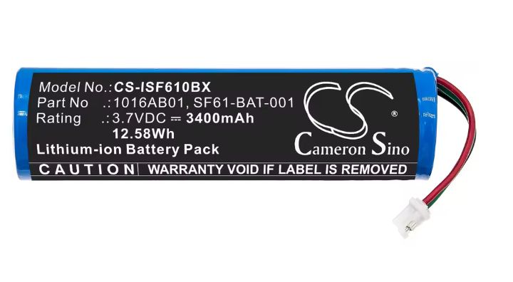 Bateria para Honeywell Intermec SF61 SF61b 3400mAh 3.7V 1016AB01 , SF61-BAT-001 ,  5711783259886 , 8507600090 ,