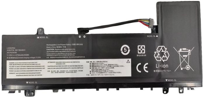Bateria Lenovo IdeaPad Slim 5-14ABR8 5-14IAH8 5-14IRL8 5-16ABR8 11.52V 4818mAh 55.5Wh L22M3PA4 , 5B11N45401 , 5B11N45402 , 5B11N4541