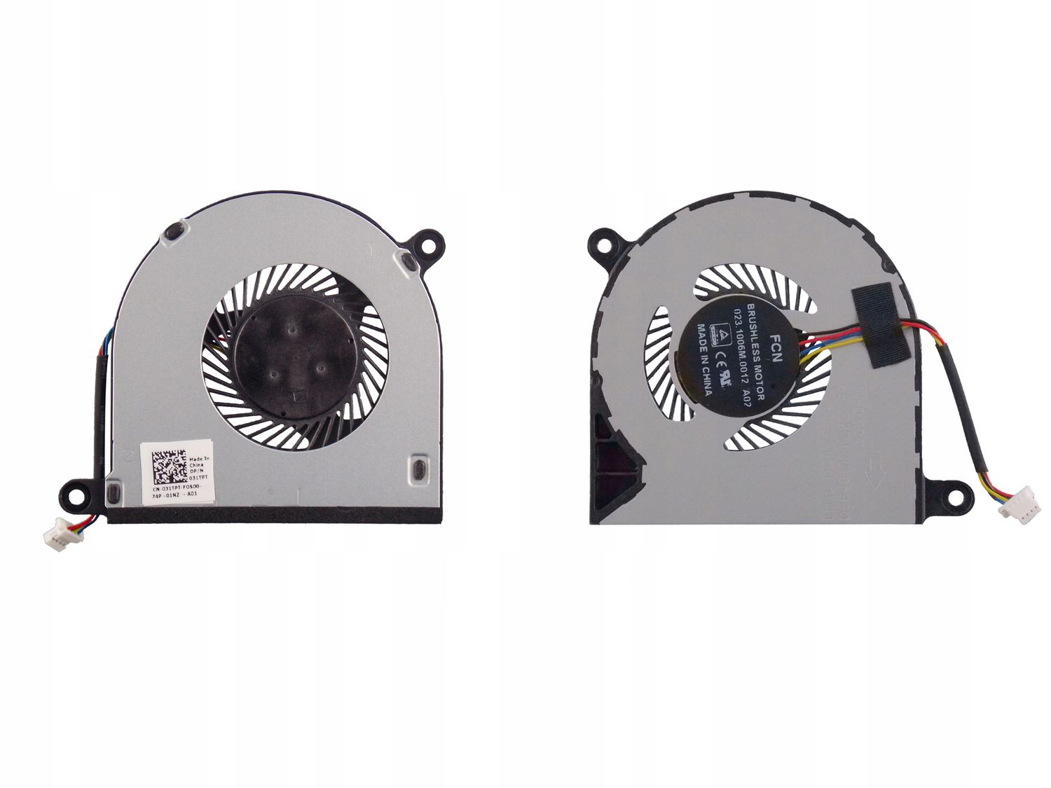 Ventilador CPU Dell Inspiron 13-7378 13 5368 Serie 5000 , 31TPT 031TPT