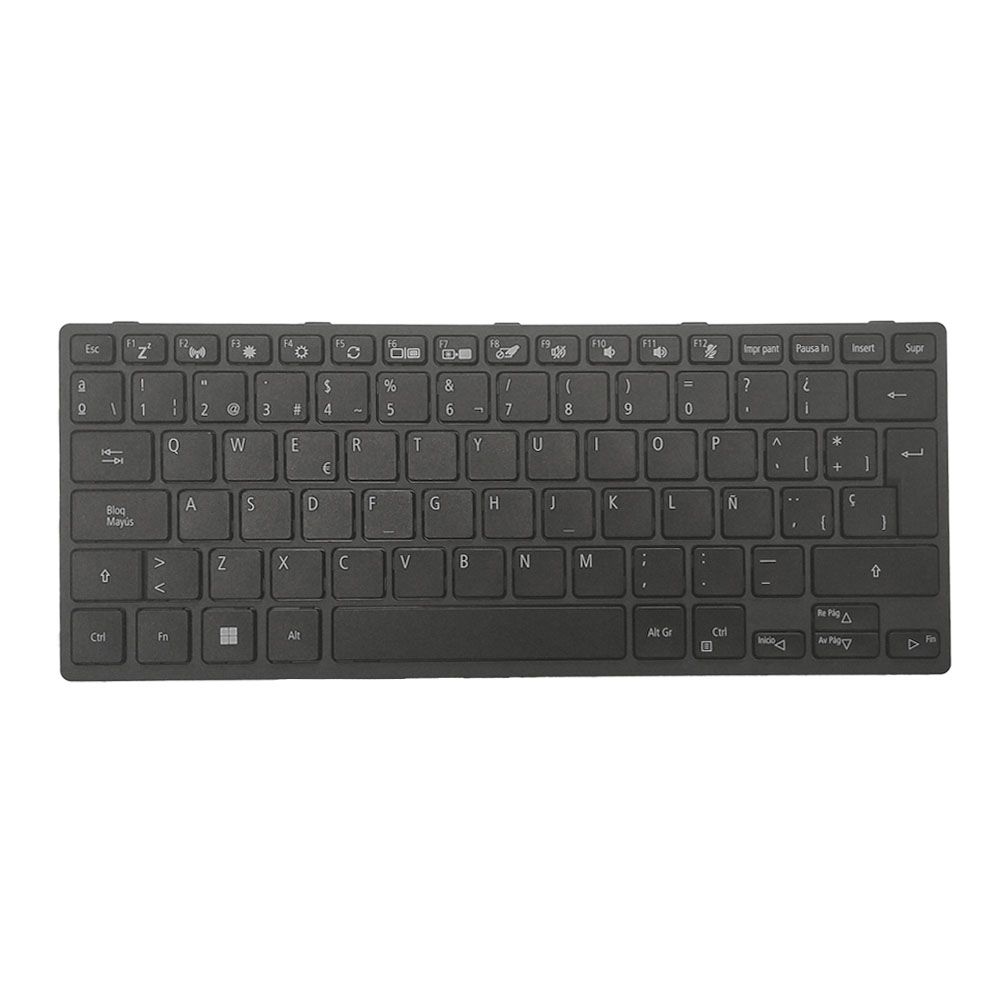 Teclado Español Black con marco Acer Travelmate B311-32 B311R-32 B311RN-32 NK.I131S.0KP Teclado Español Black con marco Acer Travelmate B311-32 B311R-32 B311RN-32 NK.I131S.0KP