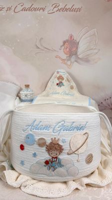 Trusou Botez Muselina Micul Print Adam