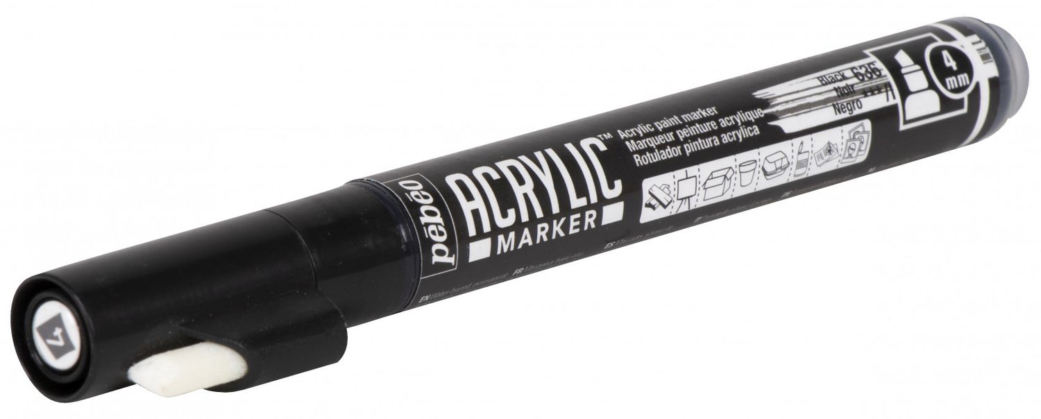 PEBEO ACRYLIC MARKER 3167862059366  BLACK CANVAS DIY COLOR CUSTOM GRAFFITI TAG STREET ART ARTIST WRITING DRAW COMASOUND KARTEL CSK ONLINE