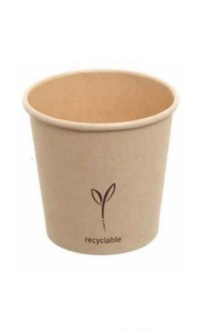 Bicchiere caffè in fibra di bamboo 120 ml (50 pz)