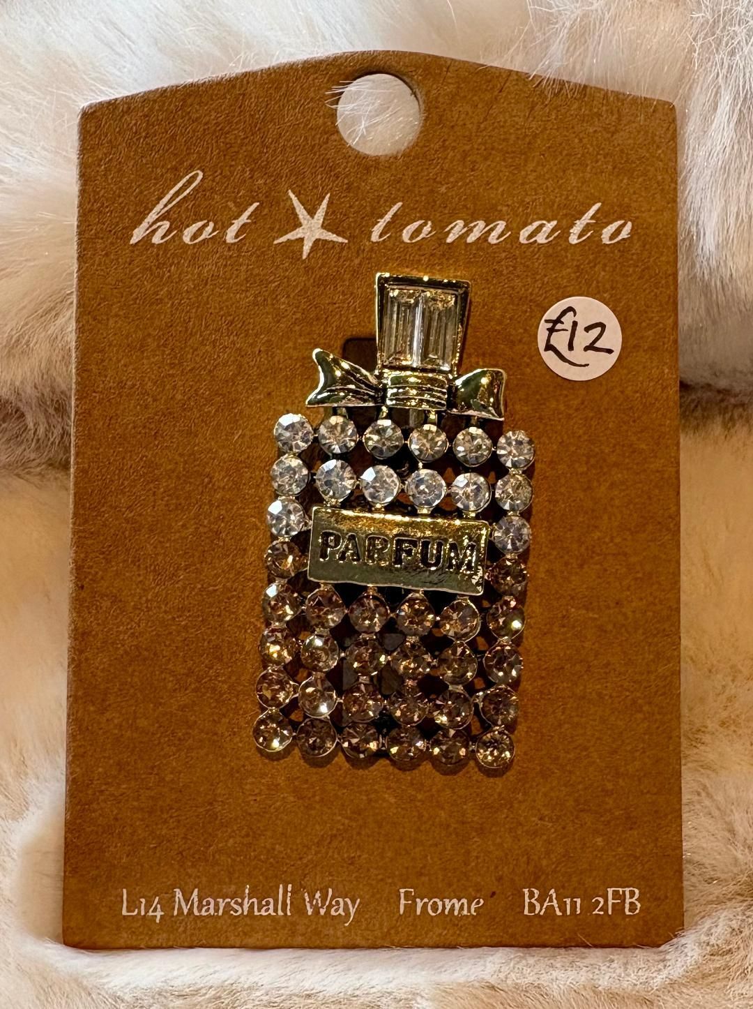 'Parfum Bottle' Brooch