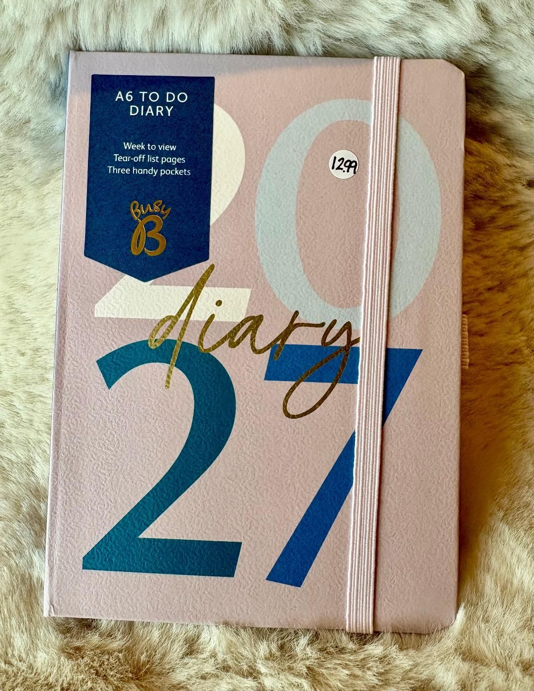 '2027 A6 To Do Diary' - Pink