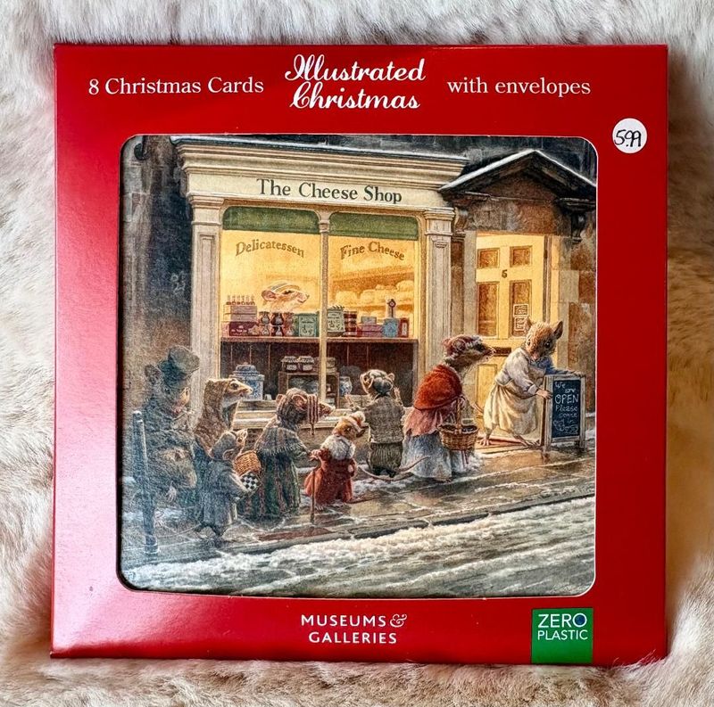 'Cheese Shop' Pk8 Xmas Cards