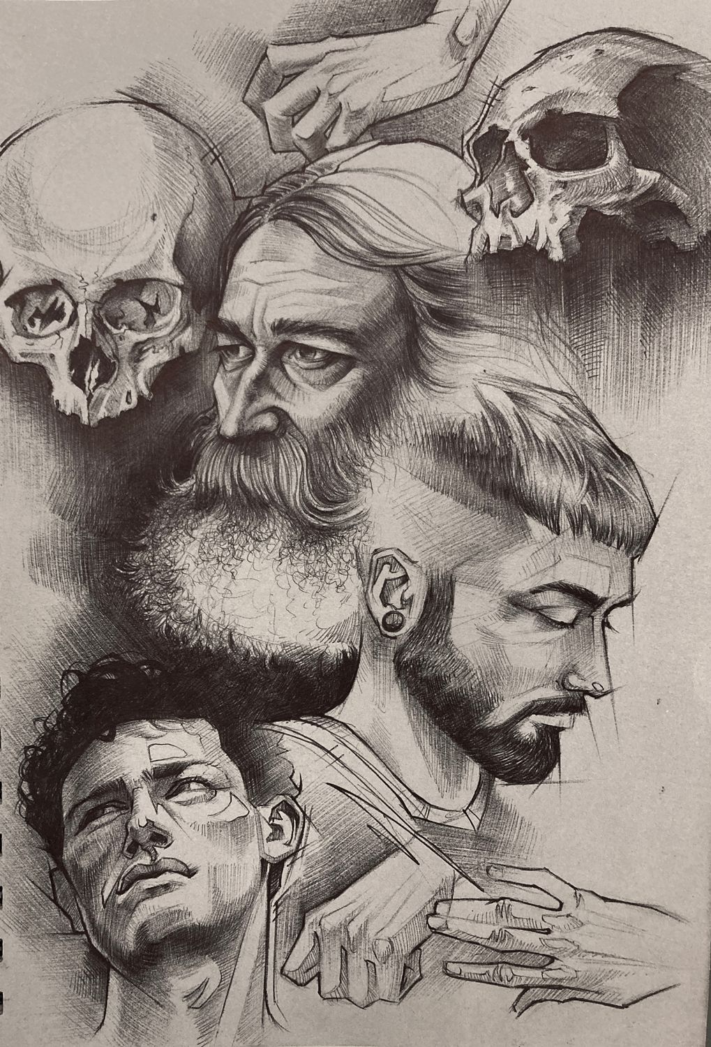 Sketchbook Head Studies