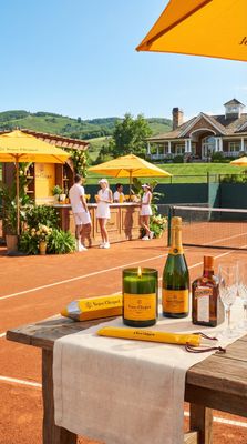 Yellow Label Upcycled Bottle Candle