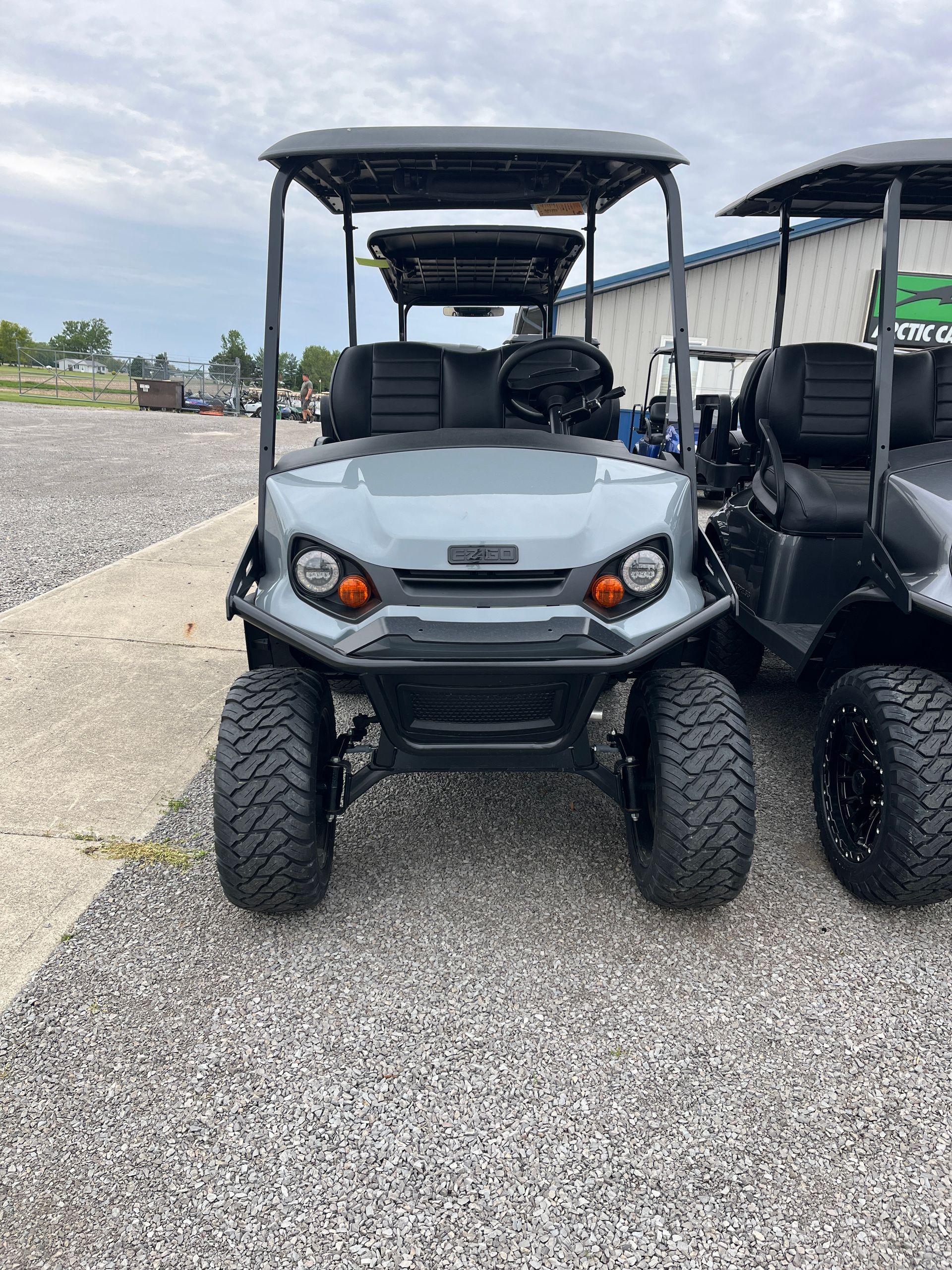 2026 E-Z-GO Express 4 Gas Golf Cart Slate Gray