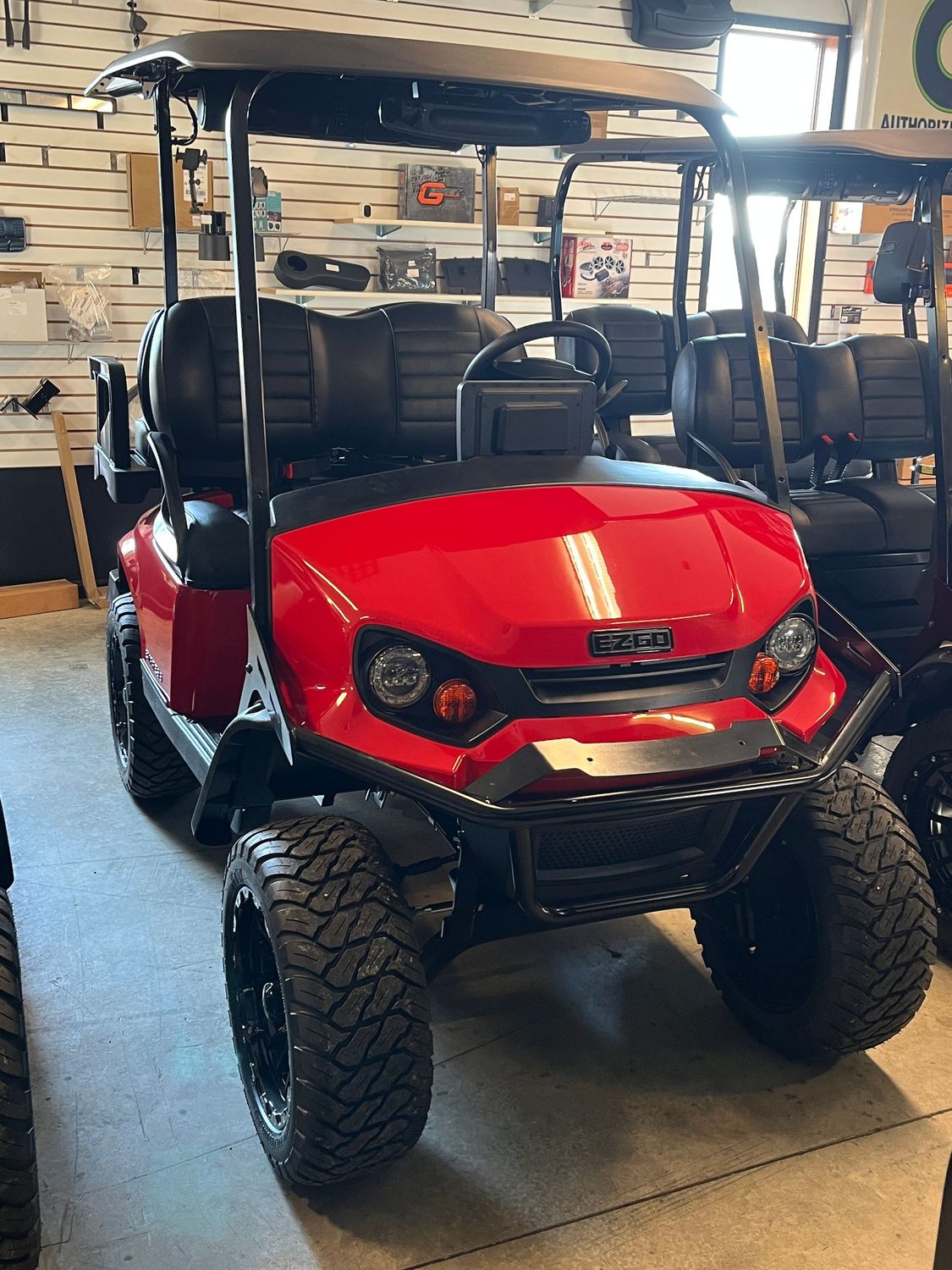 2026 E-Z-GO Express 4 Gas Summit XT Package in Flame Red 2026 E-Z-GO Express 4 Gas Summit XT Package in Flame Red