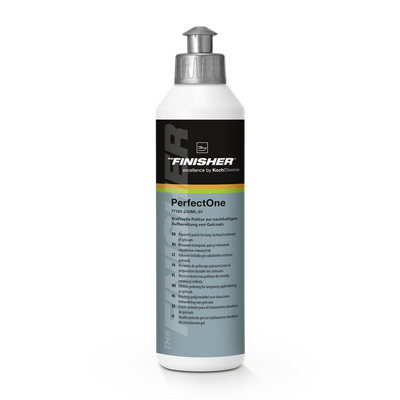 THE FINISHER PerfectOne 250ml — Ein-Schritt-Politur für Gelcoats. Entfernt kraftvoll Polierschleier, Hologramme und feine Kratzer bei gleichzeitigem Versiegelungseffekt.