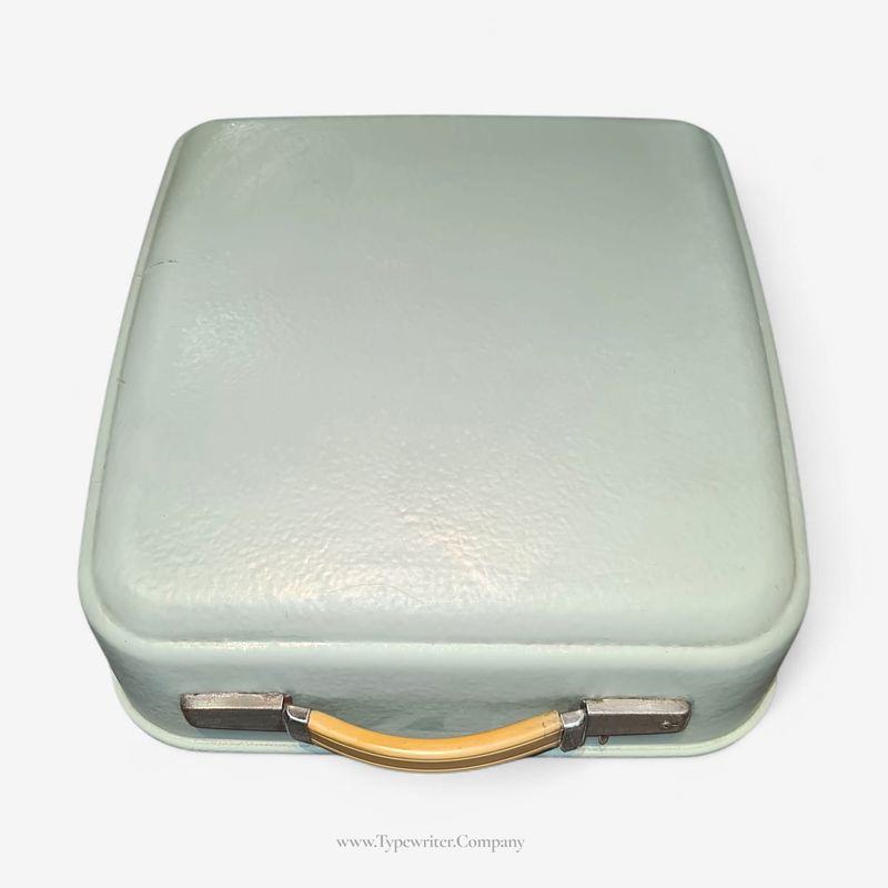 Original Greenish Gray Hard Case for Hermes 3000 Typewriter