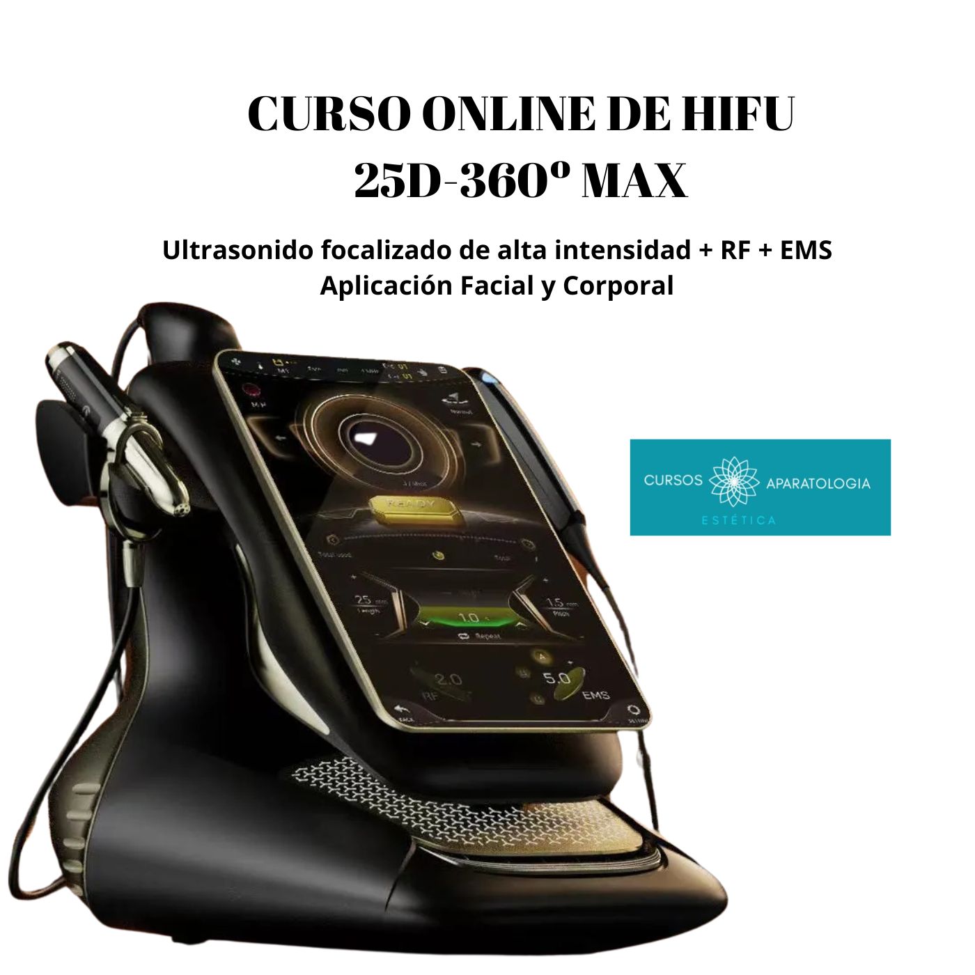Curso Online de HIFU 25D - 360ºMAX + CERTIFICACIÓN