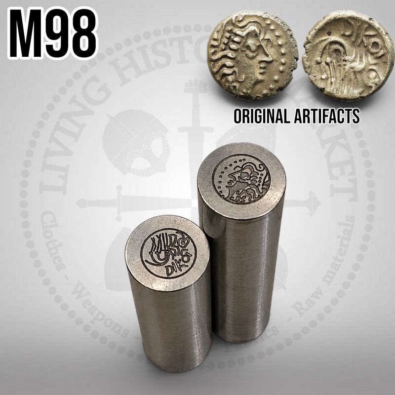 DIKOI/RIKOI drachm - Ligurian / Celtic - 1st century BC / #M98