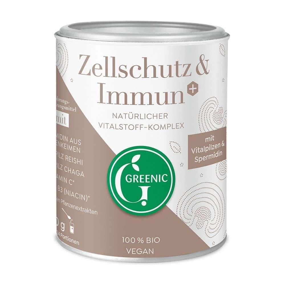 Zellschutz und Immun Trink-Pulver Greenic Bio 120g Zellschutz und Immun Trink-Pulver Greenic Bio 120g