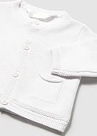 MAYORAL WHITE COTTON BOYS CARDIGAN MAY1303