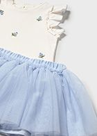 MAYORAL PALE BLUE TULLE SKIRT SET MAY1933