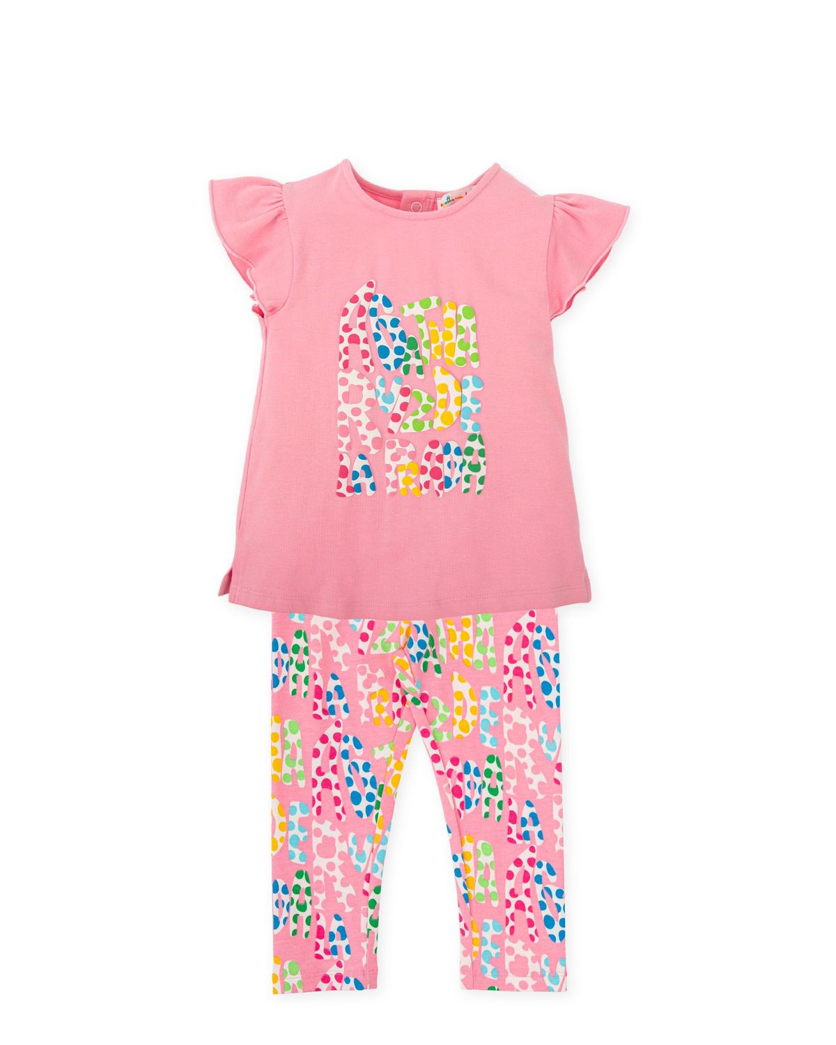 AGATHA 'DOT' PINK &BMULTI-COLOURED LEGGING SET AGA8738 ​**COMING SOON**  PRE-ORDER NOW