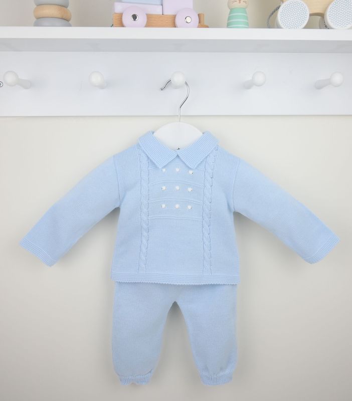 PEX 'THOMAS' BLUE FINE TROUSER SET PEX945