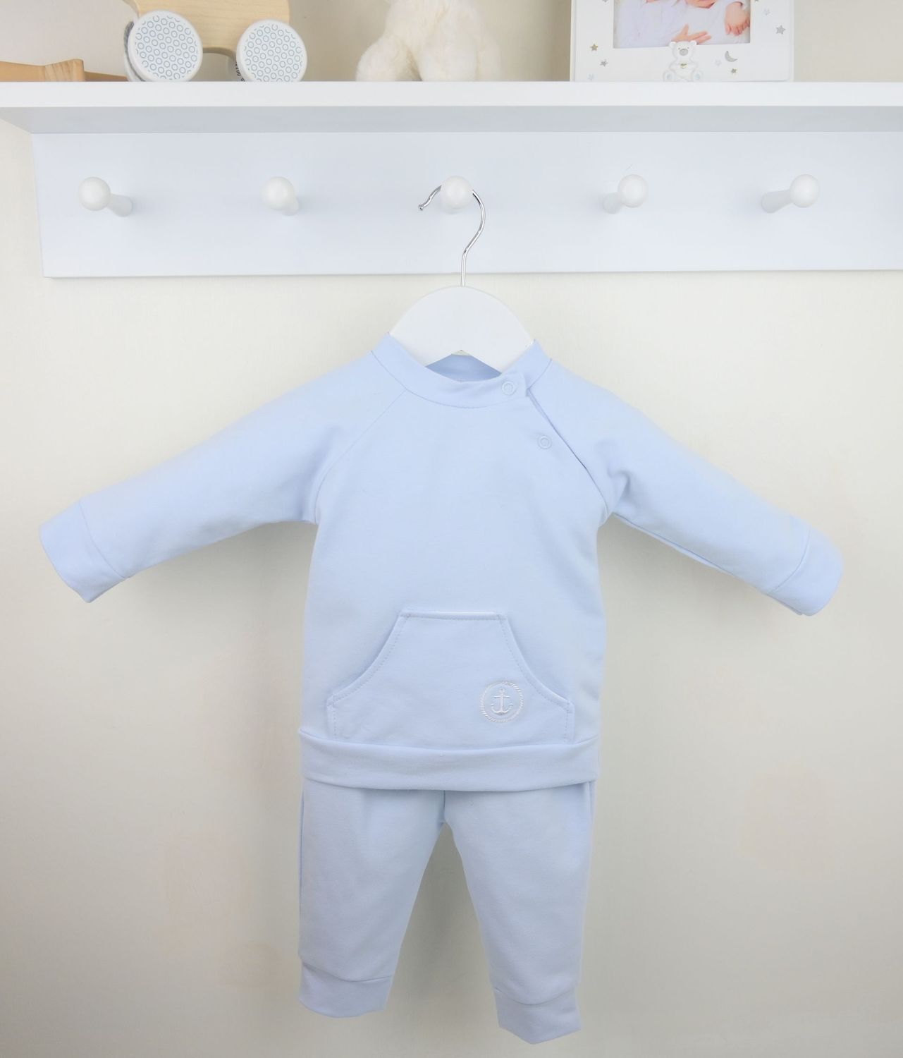 PEX 'SAILOR' PALE BLUE TWO PIECE TROUSER SET PEX0829PB