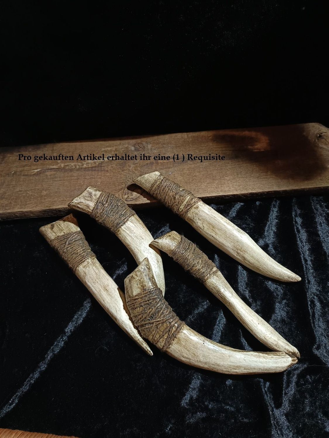 Umwickelter Knochenpflock