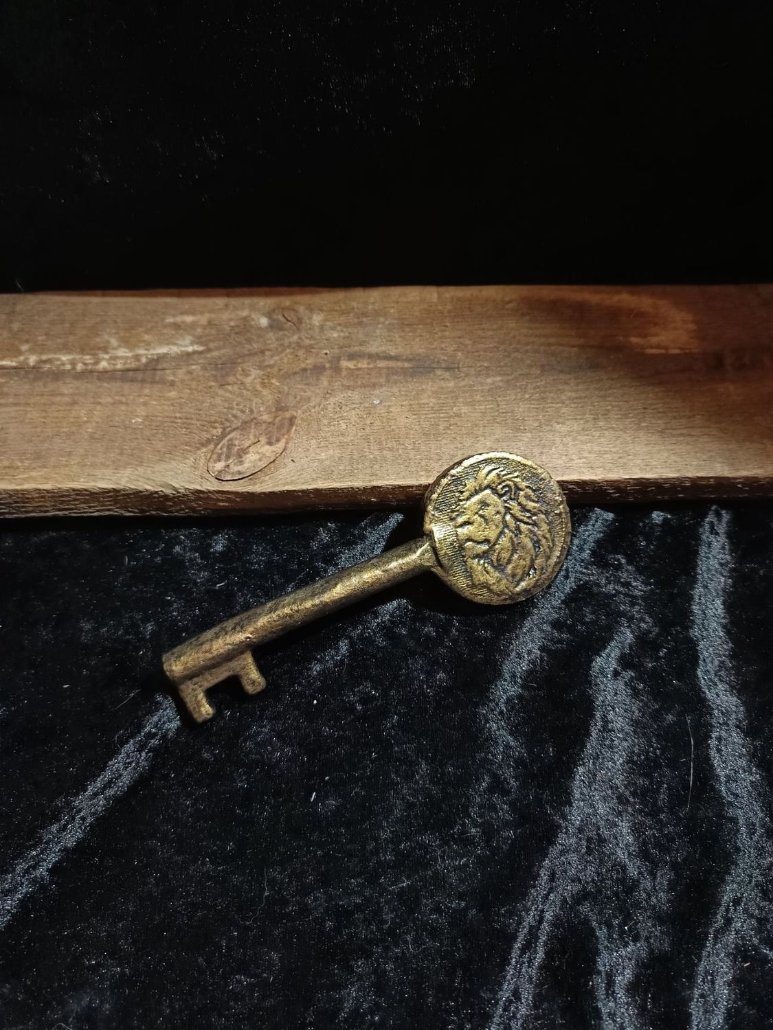 Schlüssel (messingoptik/Löwe)