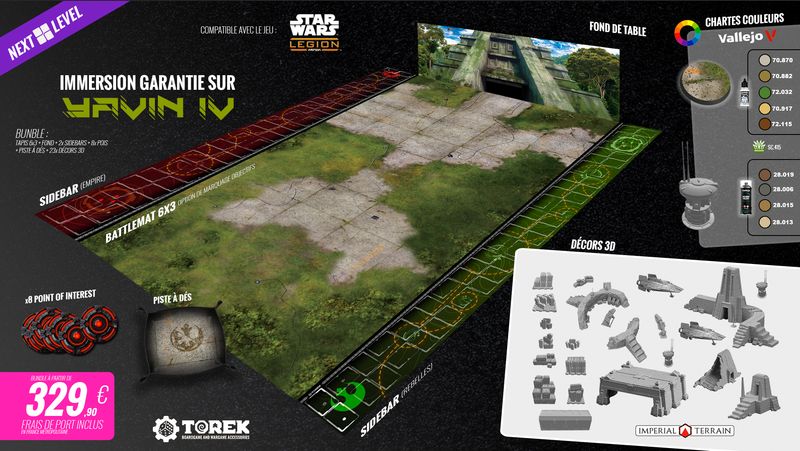 Next Level  inspiration "Yavin IV®" (compatible Star Wars Legion®)