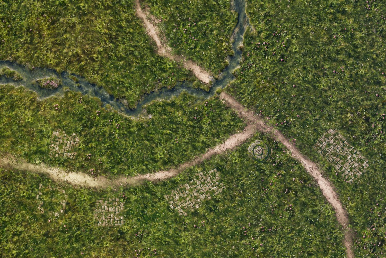 Battlemat Cathay® village