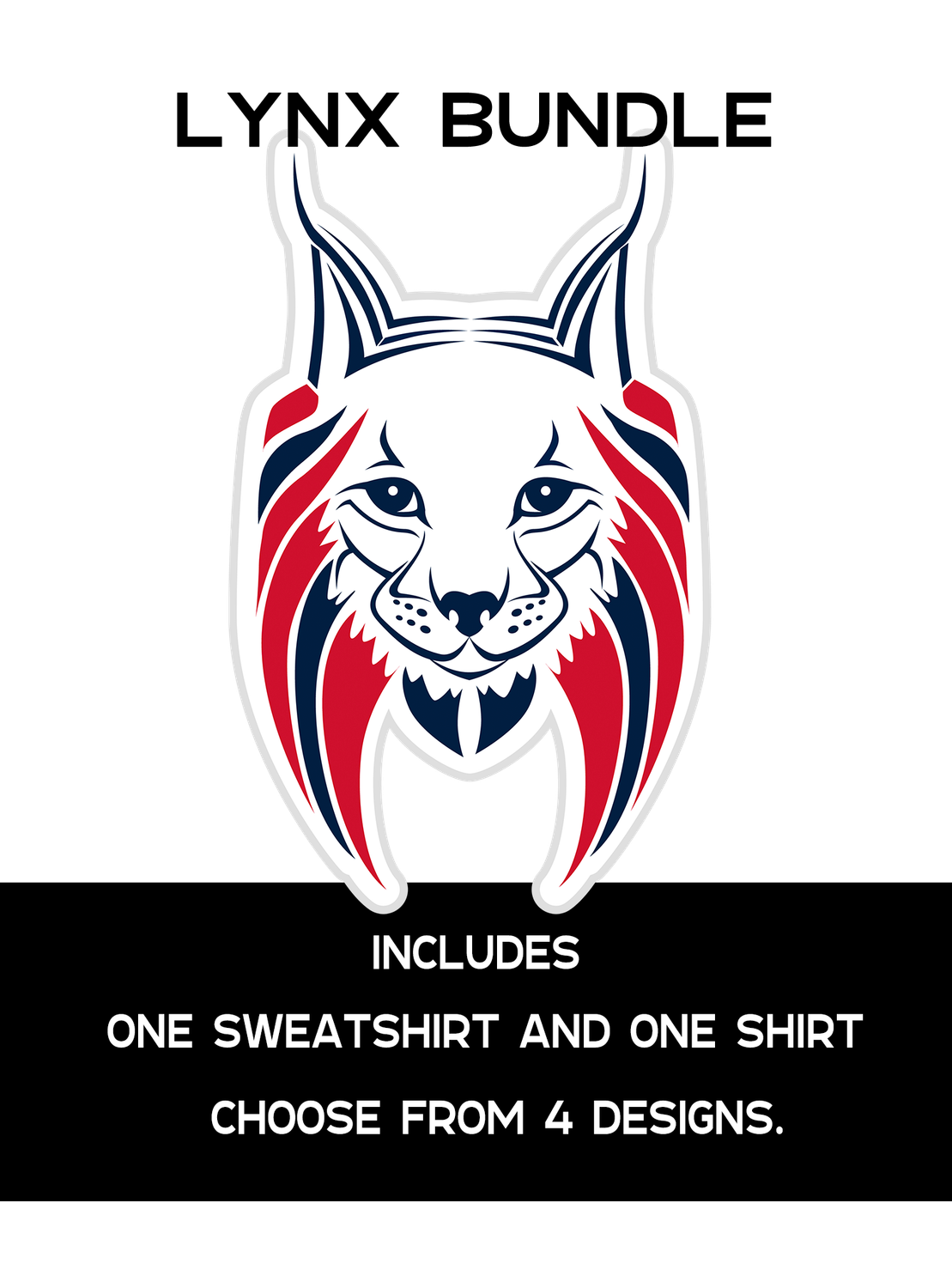 26-27  BUNDLE - LYNX SHIRT + SWEATSHIRT