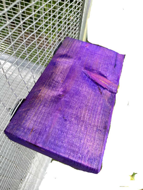 Natural Colored Wood 12" Flat Perch by Ammerman Cage &amp; Equipment