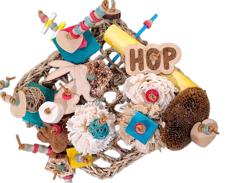 Peter Cottontail 7" x 7" Premium Mat Shredder by Peter Piper Parrots Limited Edition