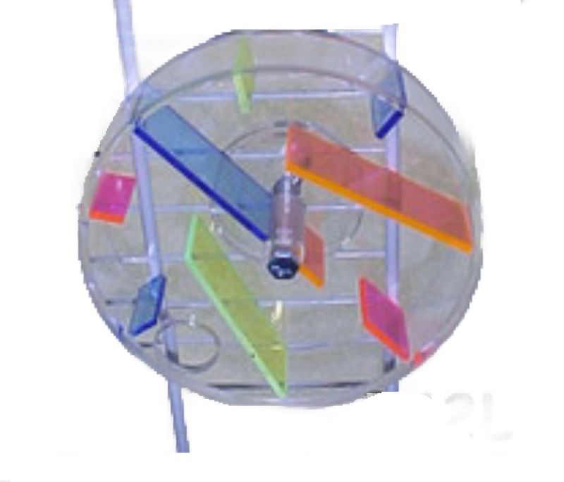 The Maze Large Acrylic Cage Mount Toy for Medium and Large Birds by Bell Plastics Bird Toys