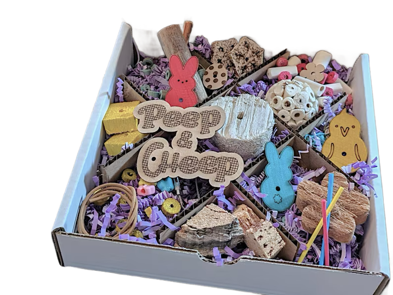 Peep &amp; Cheep Discovery Box NEW Theme by Peter Piper Parrots -- Limited Edition