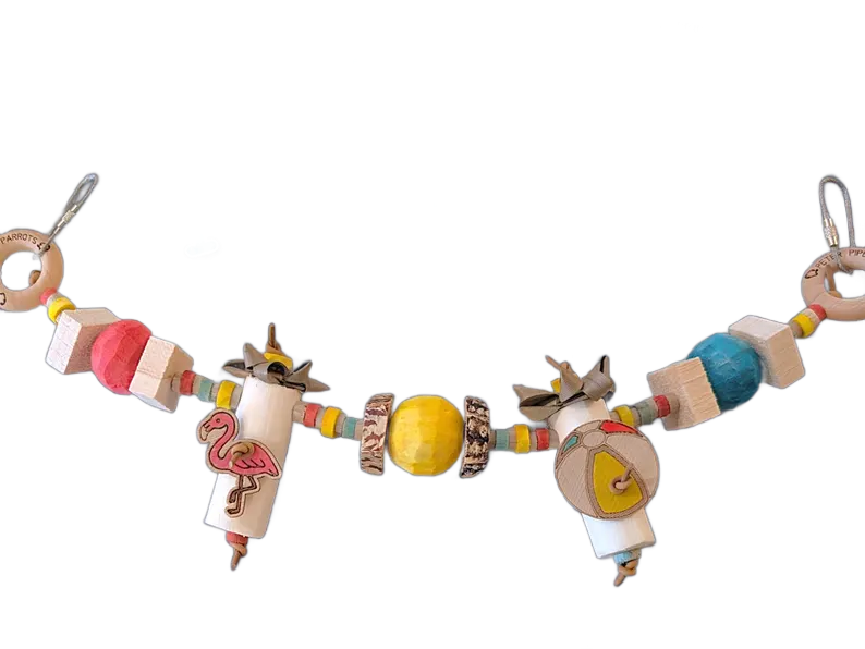 Pool Party Premium Banner Limited Edition by Peter Piper Parrots