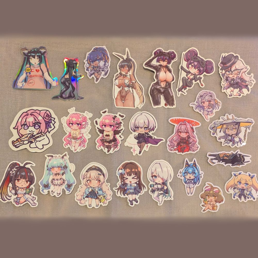 Nikke Vinyl Stickers