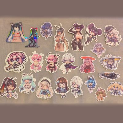 Nikke Vinyl Stickers