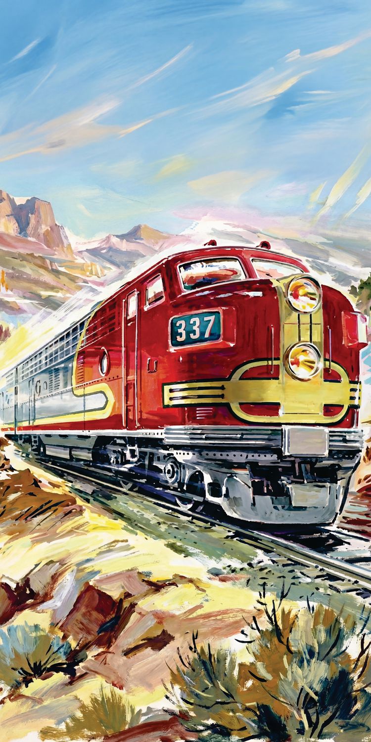 "eisenbahn no 2", Acrylglasbild