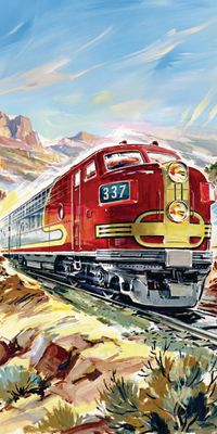 "eisenbahn no 2", Acrylglasbild