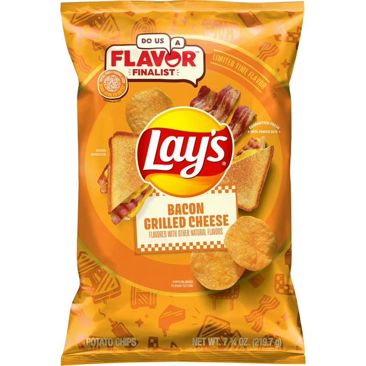 Lays Potato Chips     Bacon Grilled Cheese