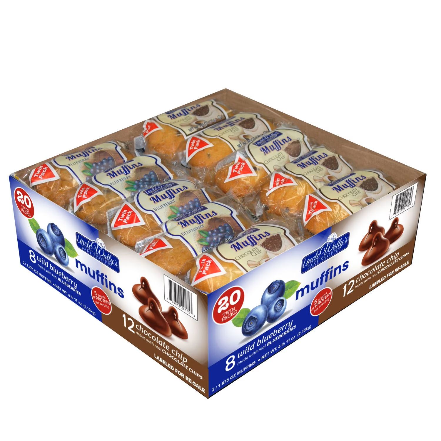 Uncle Wally Muffins 20ct Twin Packs Uncle Wally Muffins 20ct Twin Packs