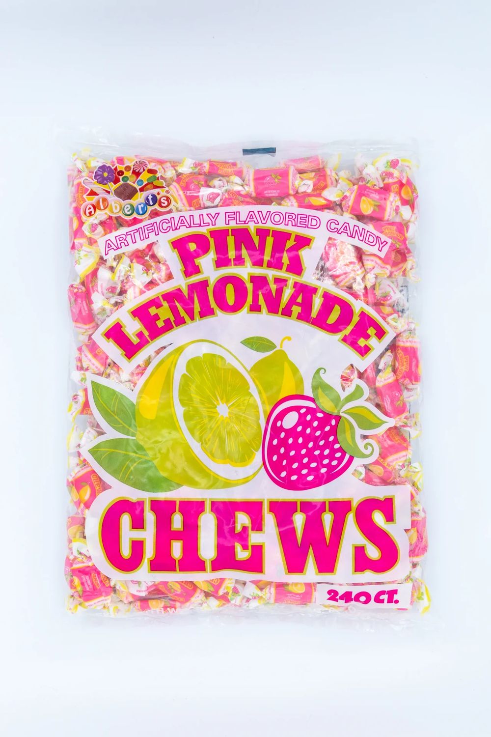 Albert's Chews 240ct - Pink Lemonade Albert's Chews 240ct - Pink Lemonade