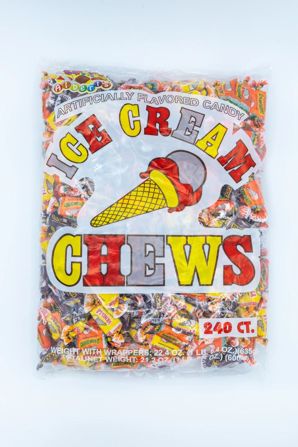 Albert's Chews 240ct - Ice Cream Albert's Chews 240ct - Ice Cream