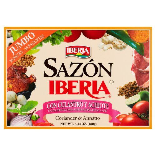Sazon Goya Iberia 36ct Coriander & Annatto Sazon Goya Iberia 36ct Coriander & Annatto