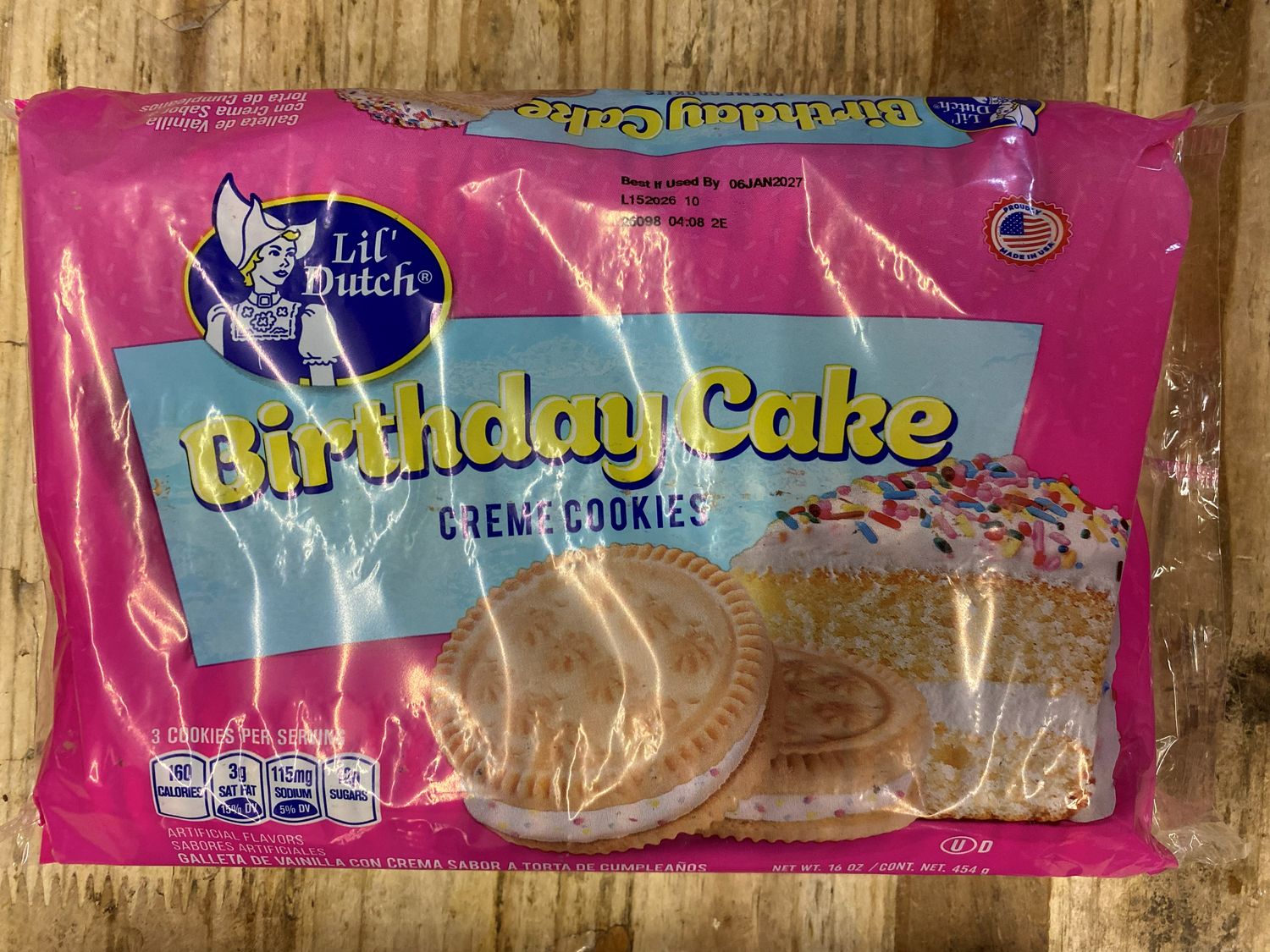 Sandwich Creme Cookies     Birthday Cake