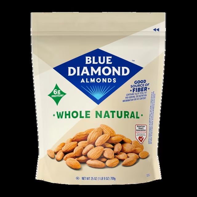 Almonds - Blue Diamond Whole Natural Almonds - Blue Diamond Whole Natural