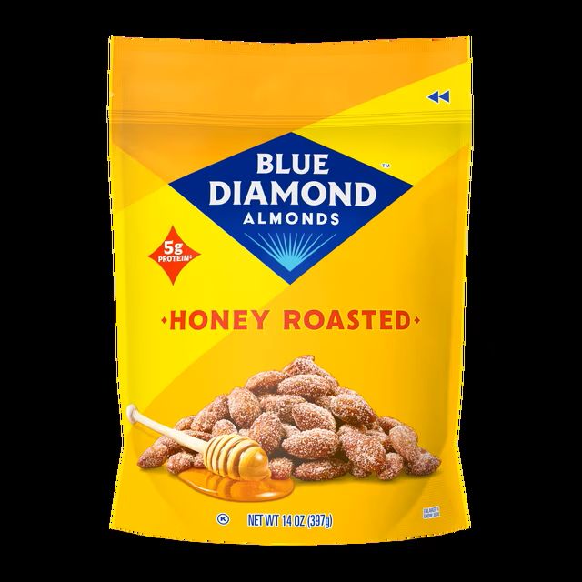 Almonds  - Blue Diamond Honey Roasted
