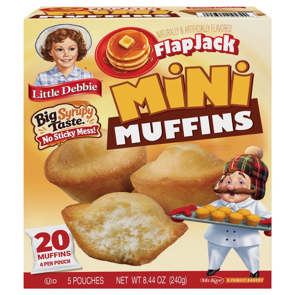 Little Debbies - Mini Muffins, Flapjack 20ct Little Debbies - Mini Muffins, Flapjack 20ct