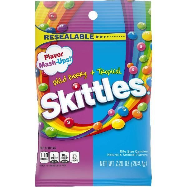 Peg Bags Skittles Wild Berry + Tropical Peg Bags Skittles Wild Berry + Tropical