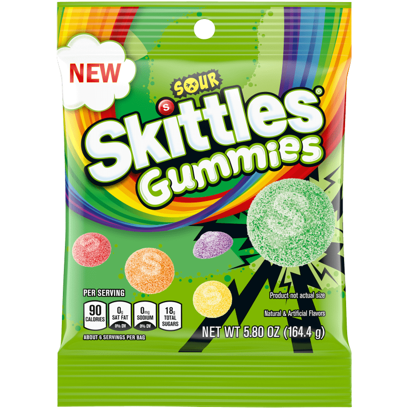 Peg Bags Skittles Gummies Sour Peg Bags Skittles Gummies Sour
