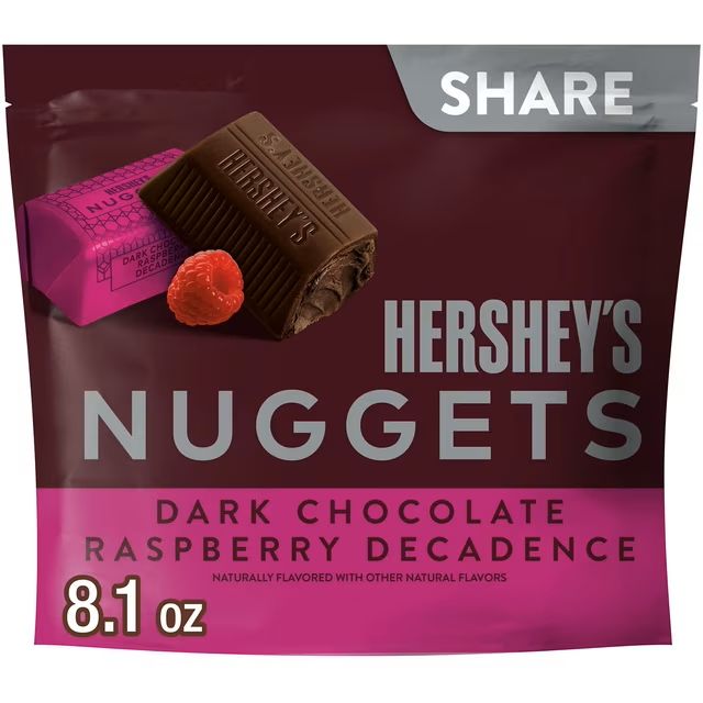 Share Pack - Hershey's Nuggets Dark Chocolate Raspberry Decadence Share Pack - Hershey's Nuggets Dark Chocolate Raspberry Decadence